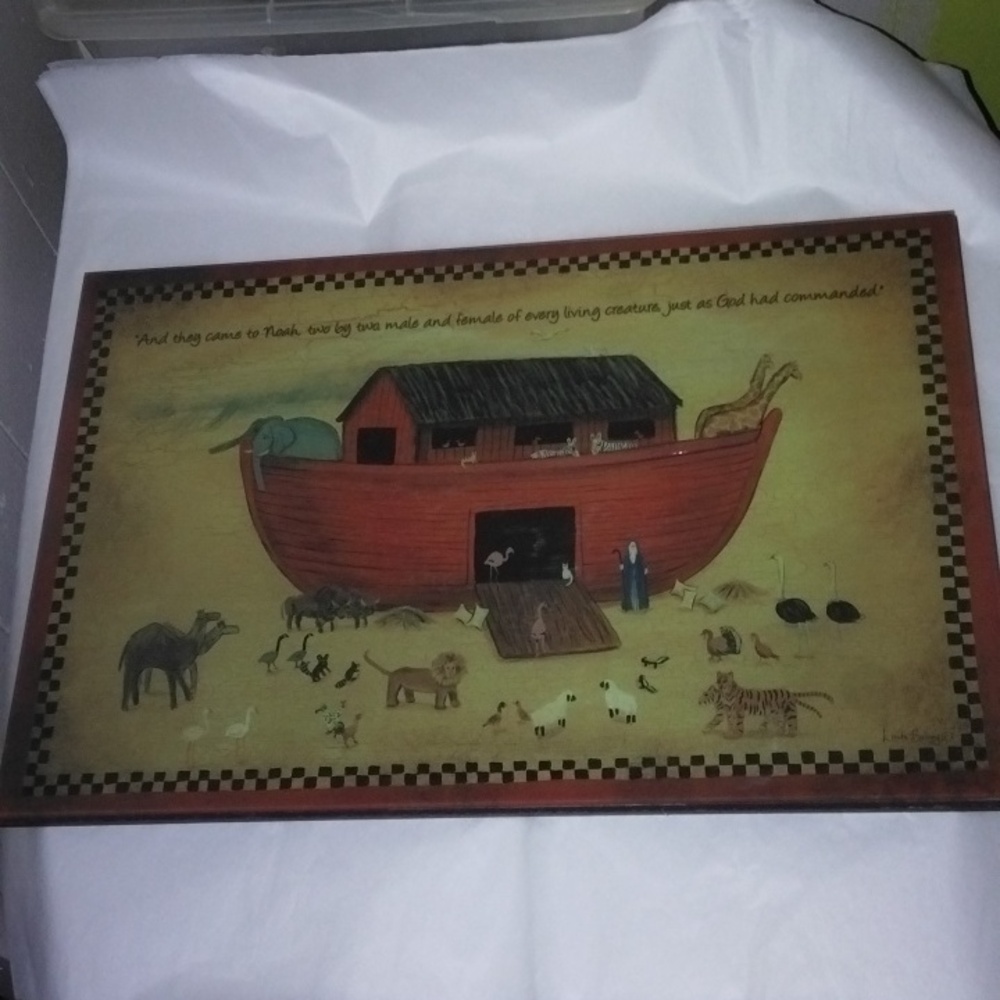 Noah's Ark Decorative plaque